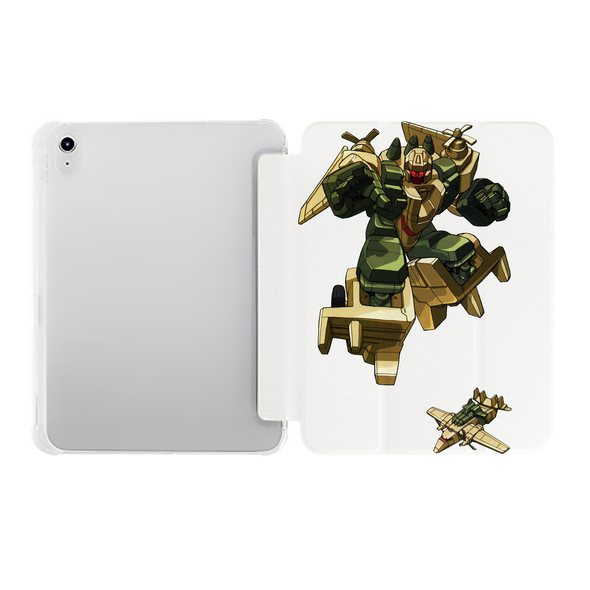 （画像用）  IPad ケース ペン収納付き 三つ折りスタンド PUレザー×シリコン 対応機種9.5/10.5/10.9インチ